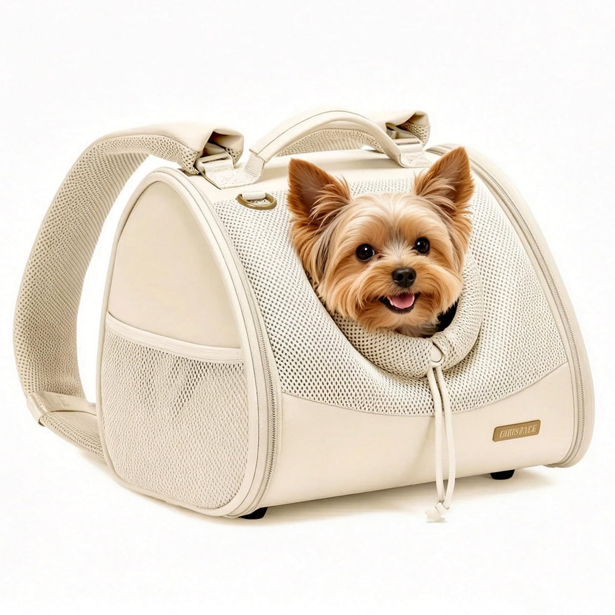 Adjustable Ventilated Front Facing Small Dog Cat Carrier Backpack X86949
