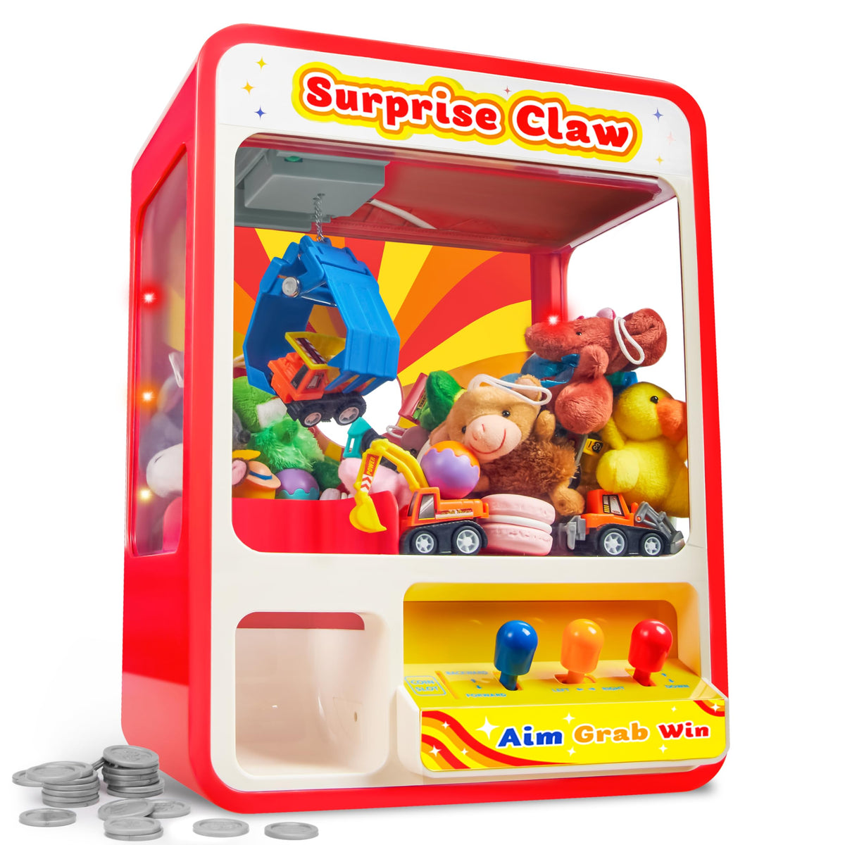 Claw Machine Arcade Toy with LED Light O11111