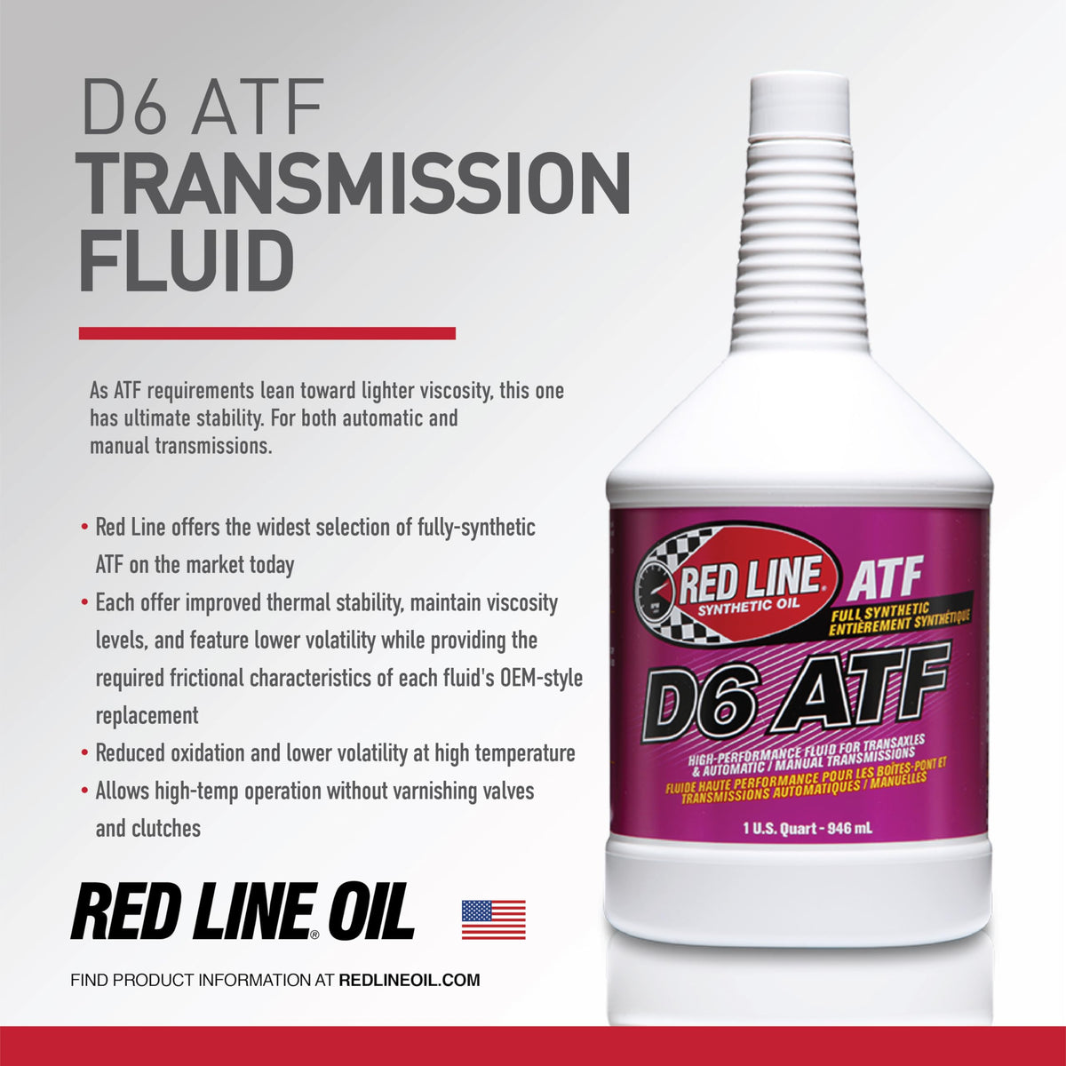 Full Synthetic Automatic Transmission Fluid 1 Gallon H9661