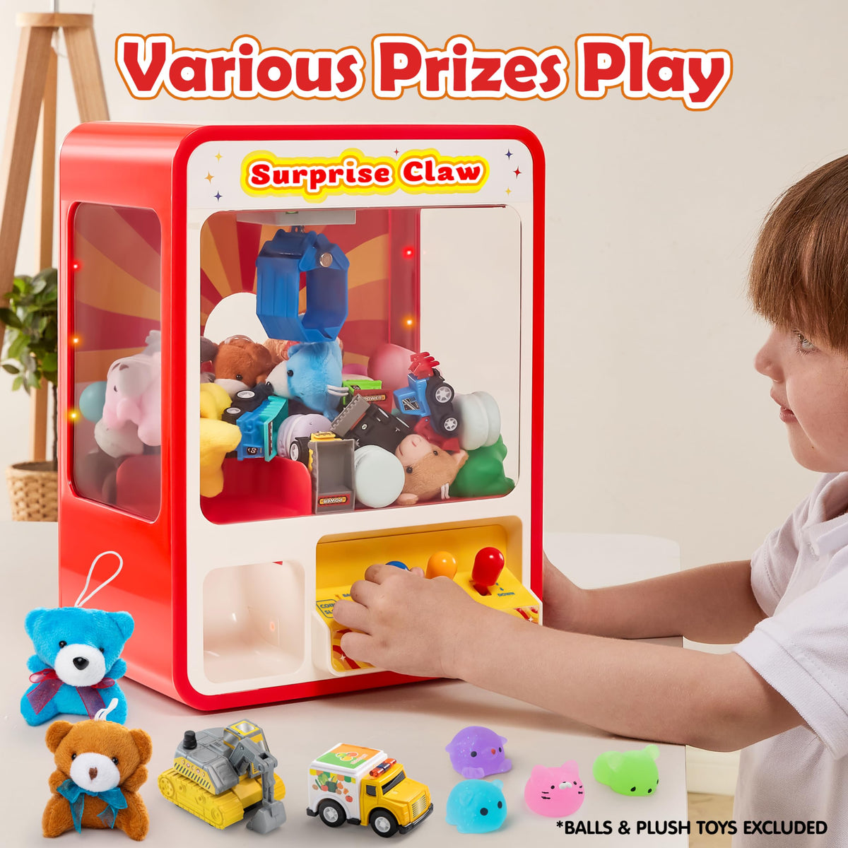 Claw Machine Arcade Toy with LED Light O11111