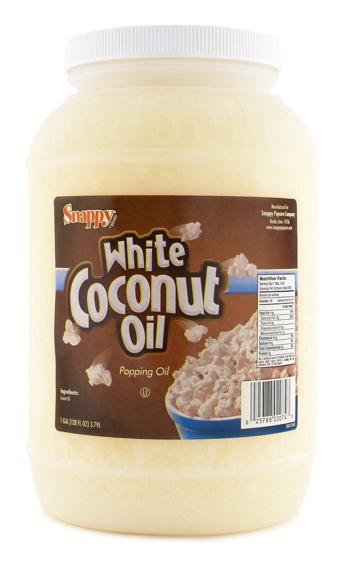 Pure White Coconut Popcorn Oil 1 Gallon K716139