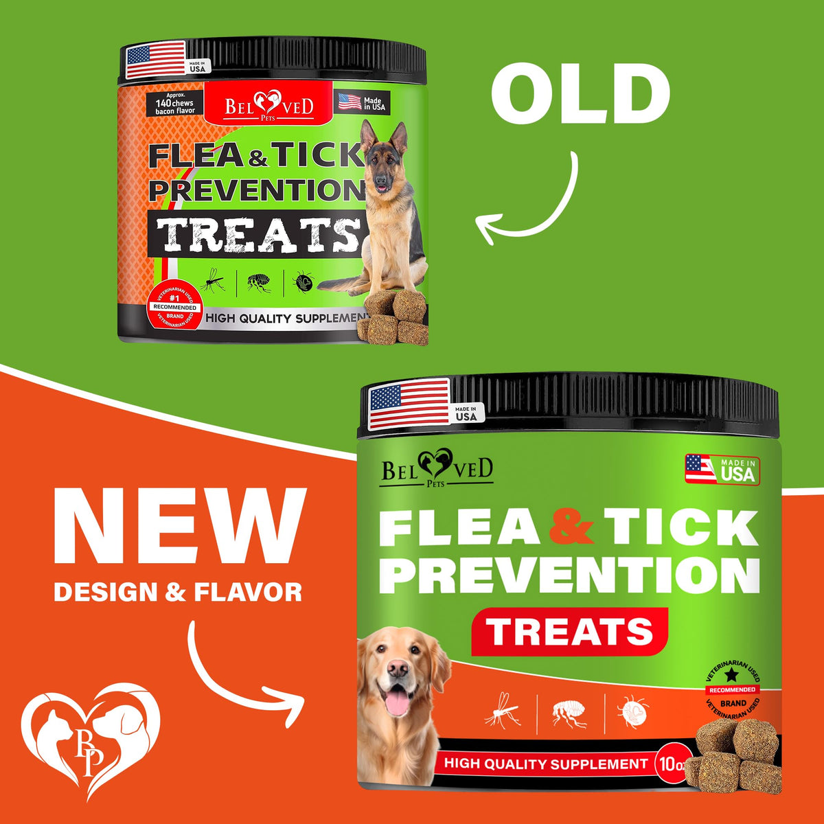 Chewable Flea and Tick Prevention Pills for Dogs A1449