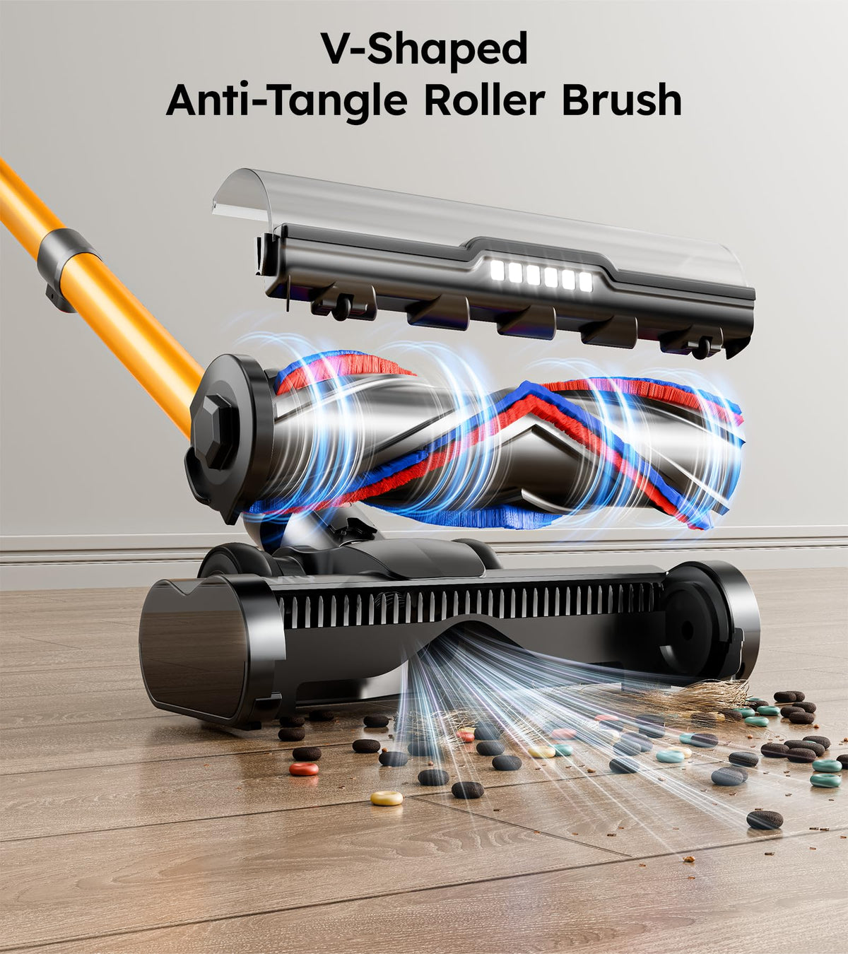 650W 60Kpa 70 Mins Cordless Stick Vacuum Cleaner Q830