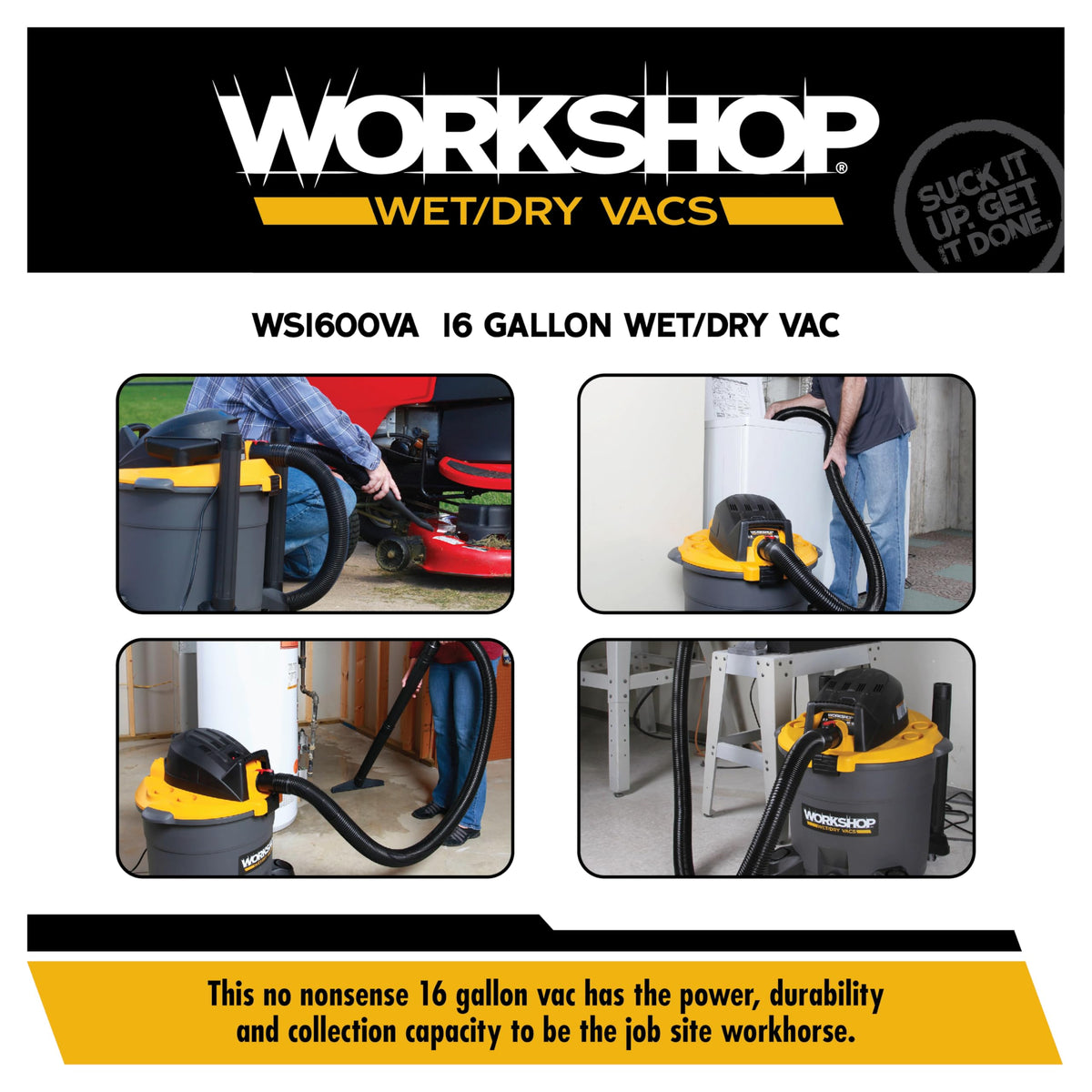 16-Gallon Wet Dry Vacuum Cleaner P71245