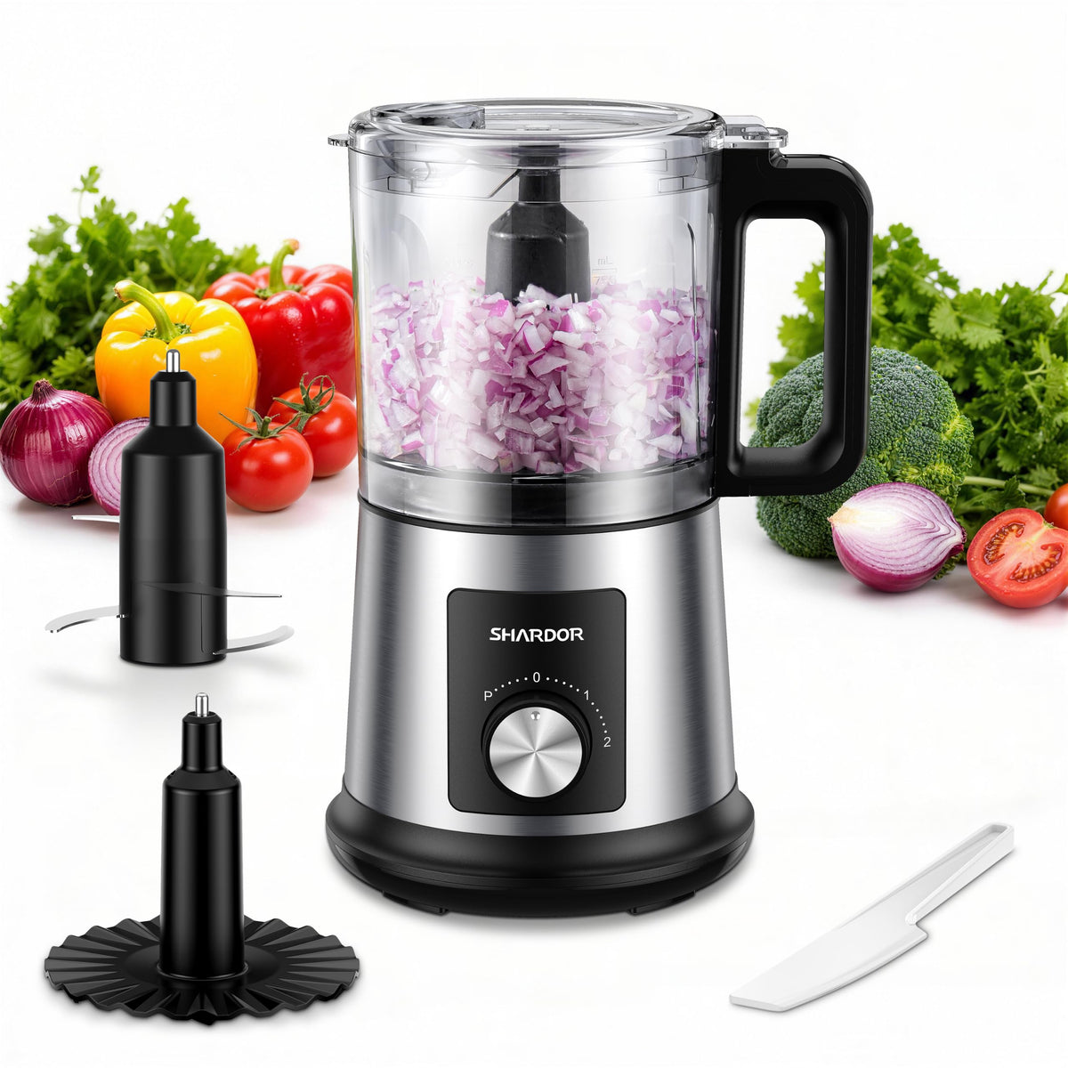 Electric Food Processor 4 Cup Food Chopper B96269