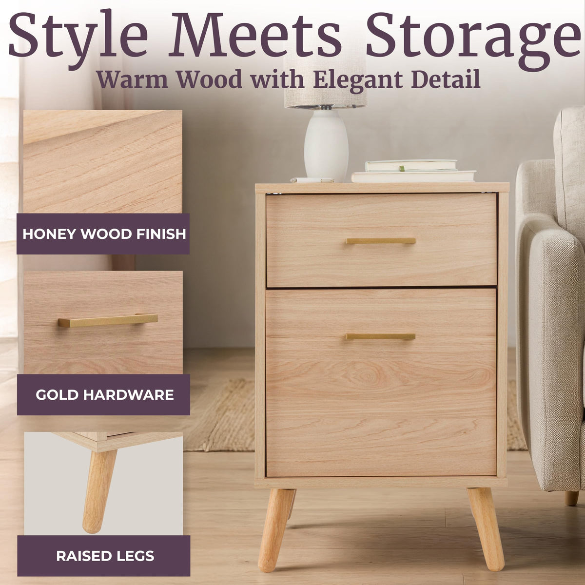 2 Drawer File Cabinet A76653