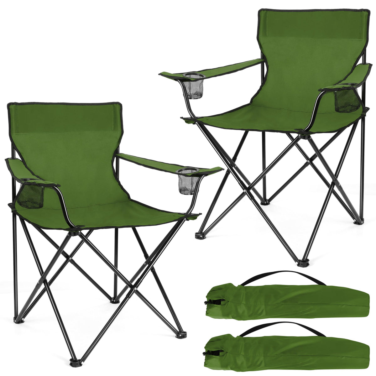 Camping Chairs Olive Green Y67261