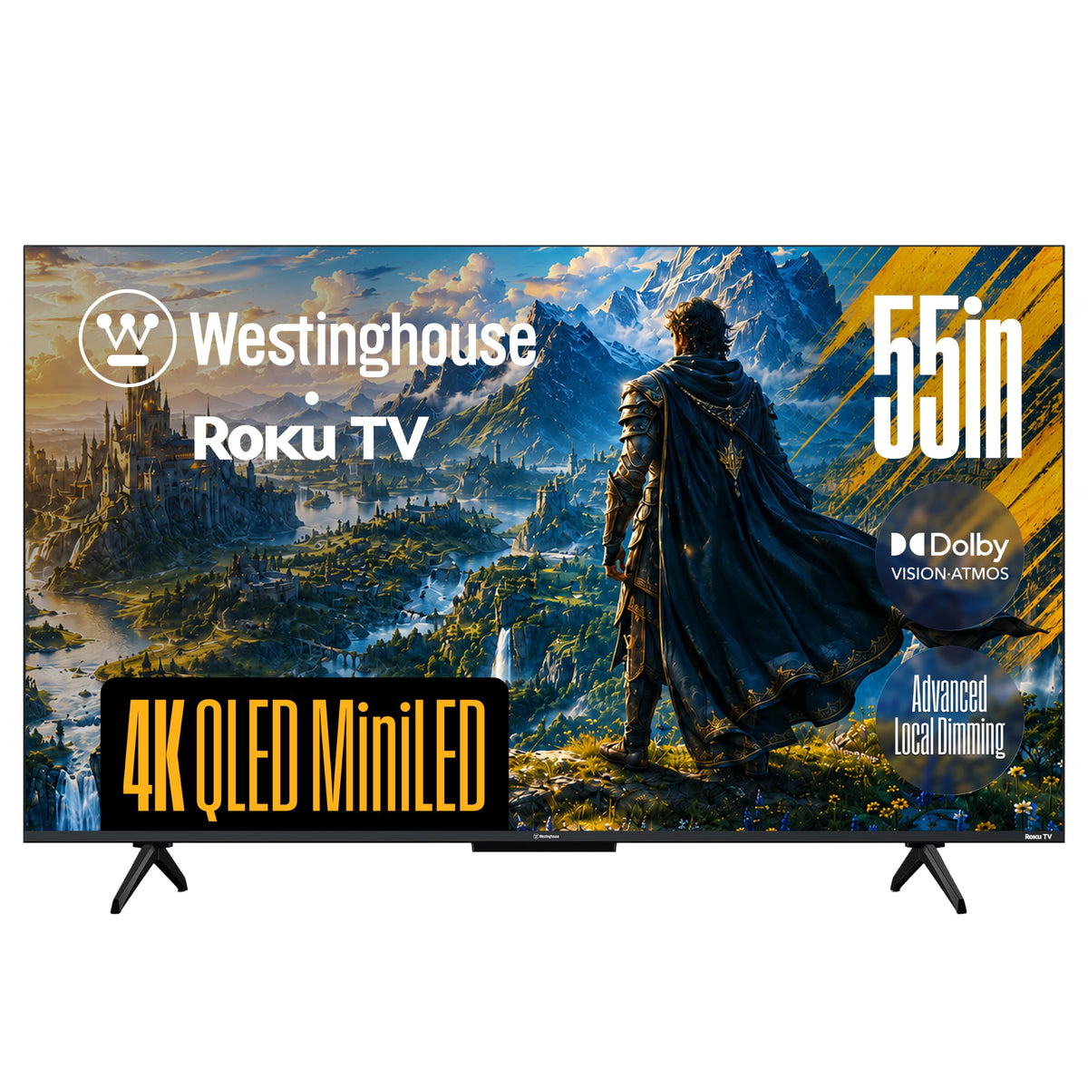 55 Inch Mini LED 4K UHD Roku TV R26986
