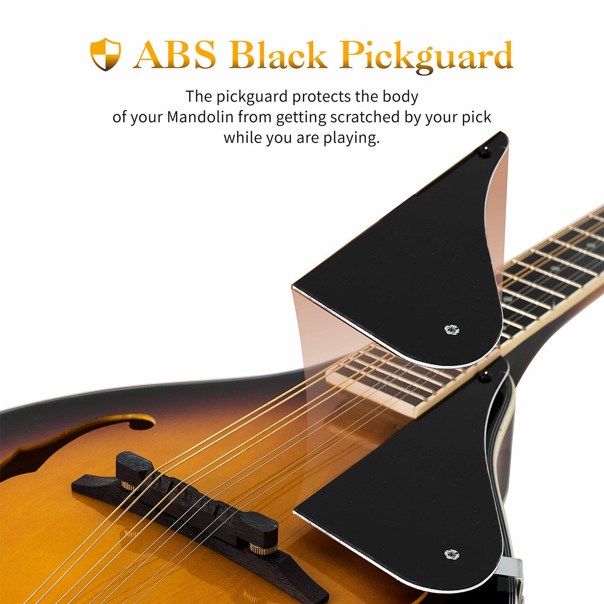 8 String Mahogany Wood Acoustic Mandolin Kit with Gig Bag P319639