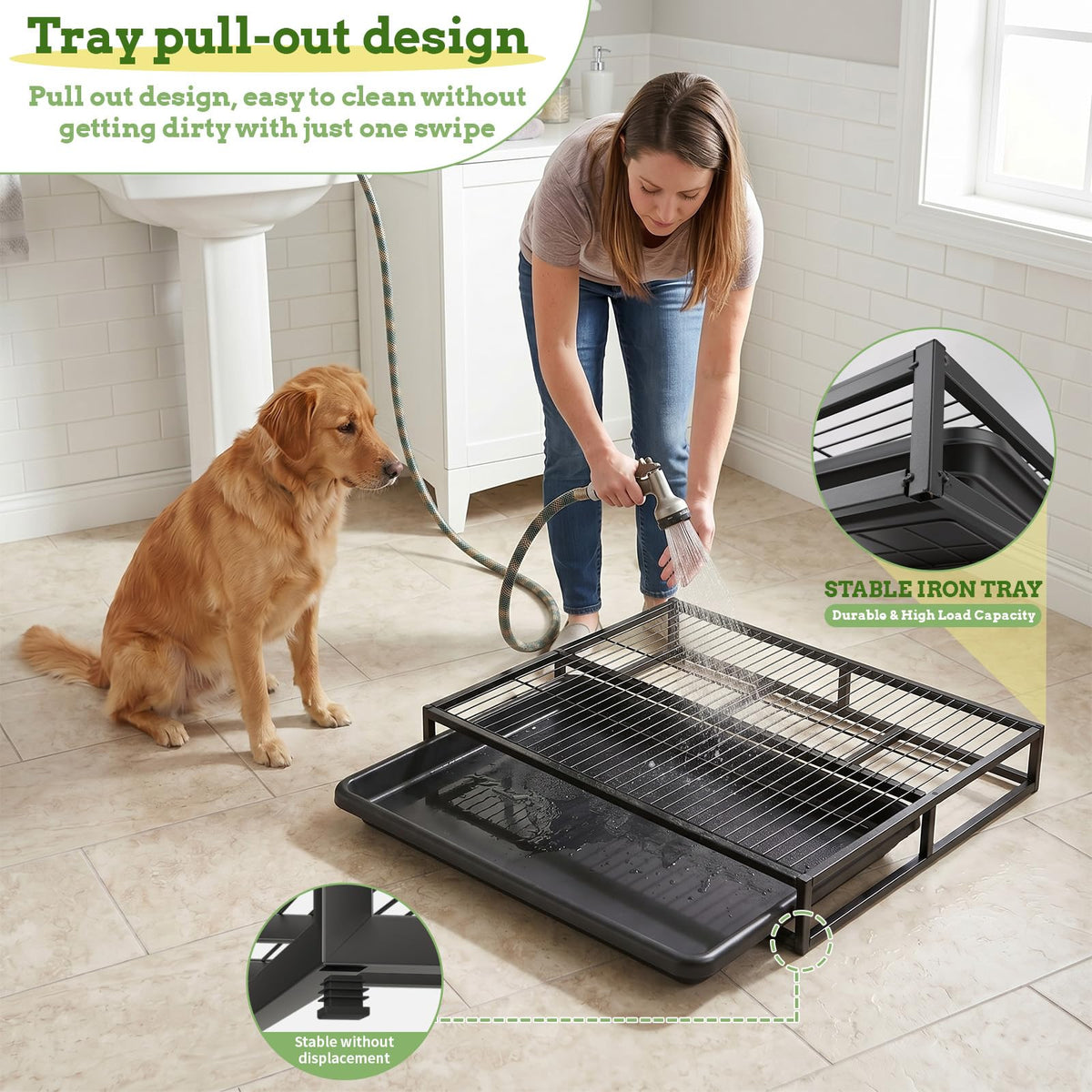 304 Stainless Steel Grass Potty Tray G969