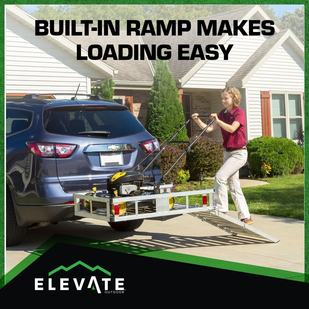 Deluxe Cargo Carrier with Folding Loading Ramp X3175
