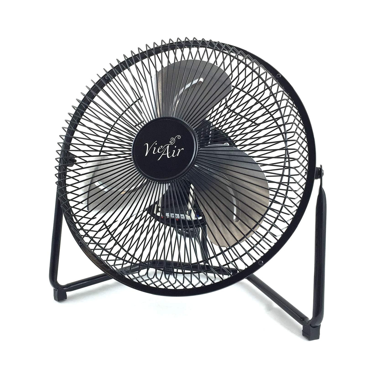 9" 3 Speed Tilting Metal Floor Fan T63154