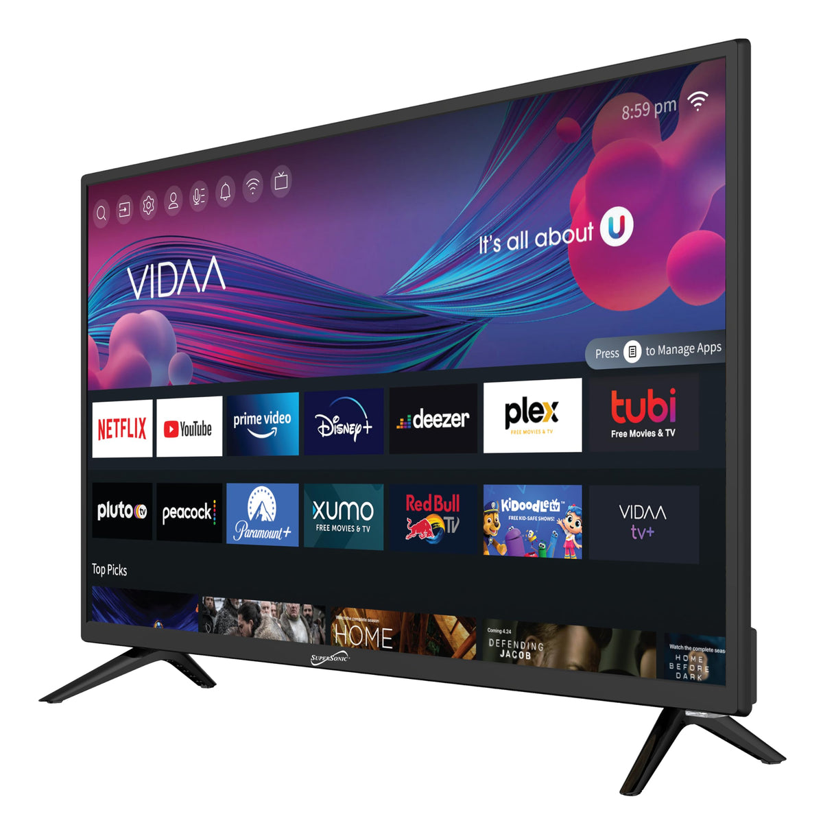 32-inch LED Smart HDTV with DVD Player V169