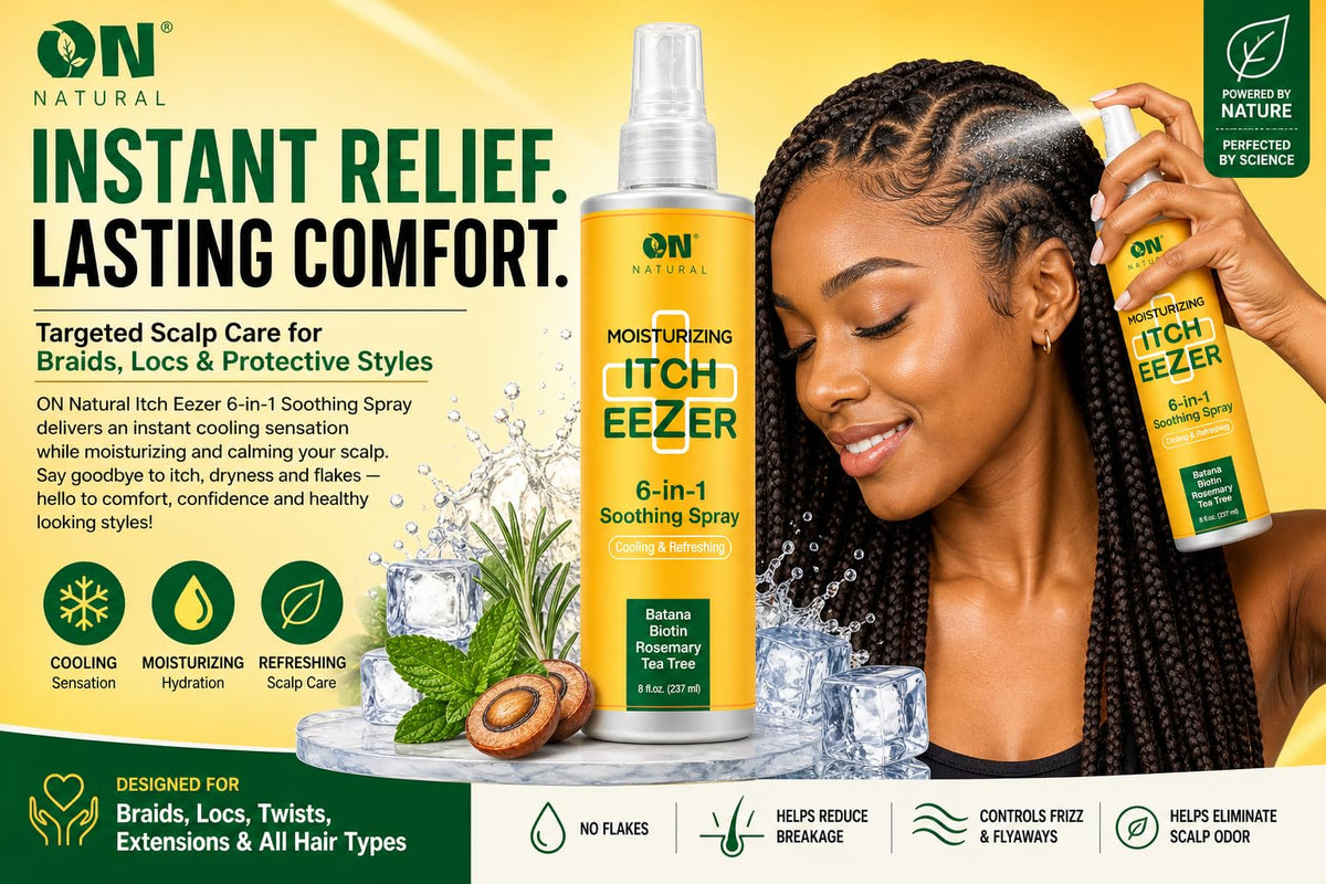 Moisturizing Soothing Spray with Batana, Biotin, Rosemary & Tea Tree 8 oz P495