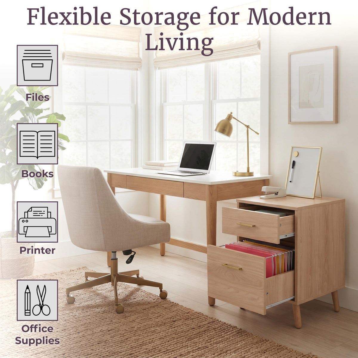 2 Drawer File Cabinet A76653