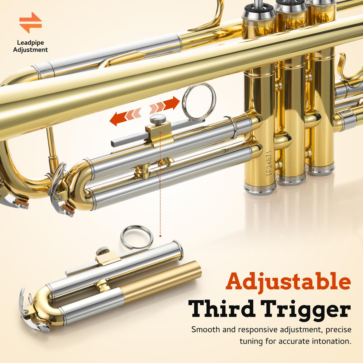 Bb Trumpet Brass Student Set R183074