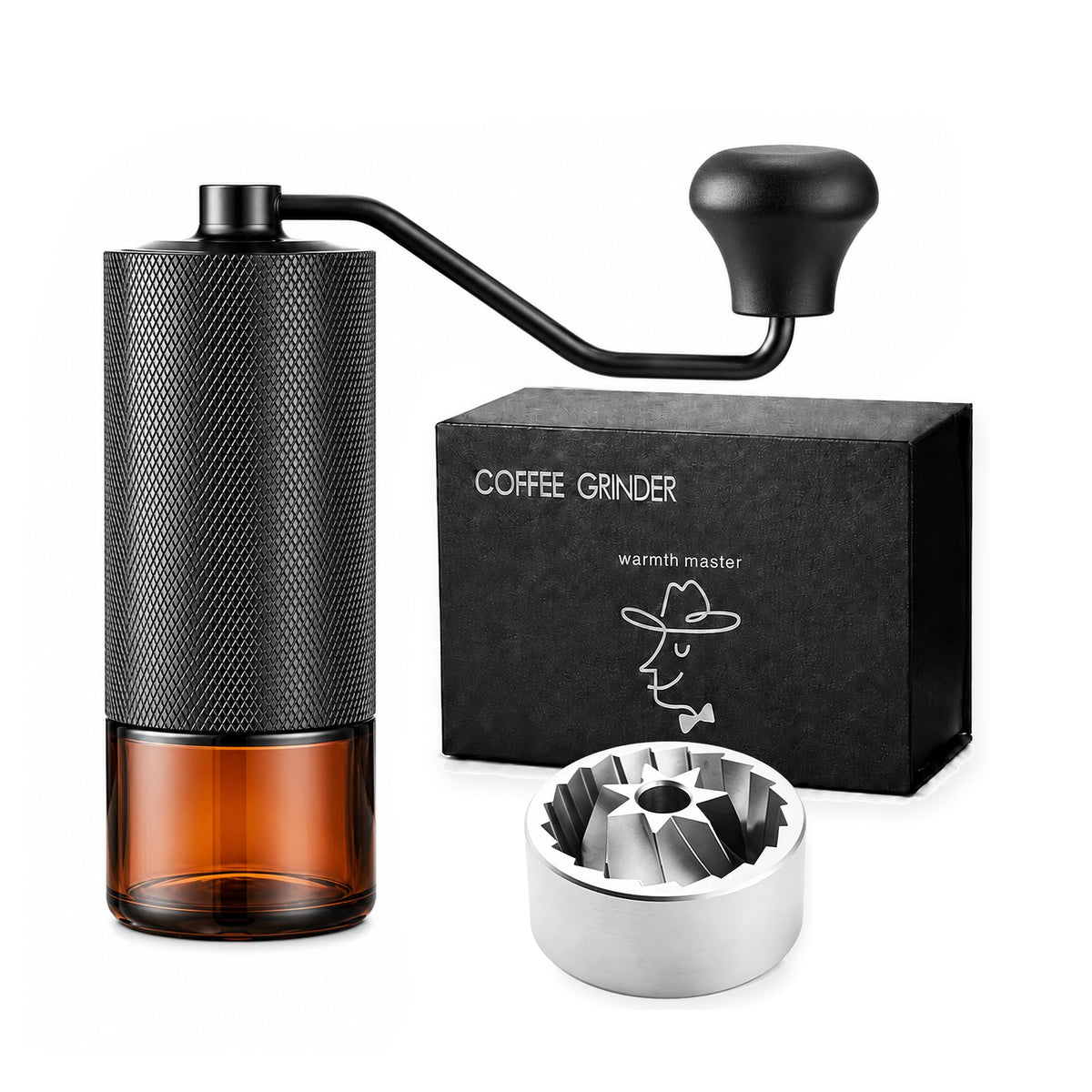 Manual Coffee Grinder with Stainless Steel Conical Burr B5751