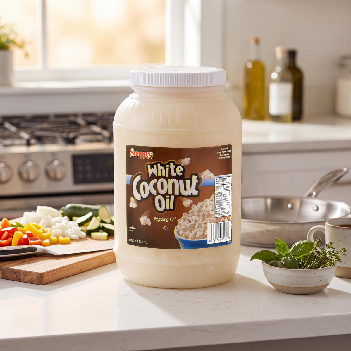 Pure White Coconut Popcorn Oil 1 Gallon K716139