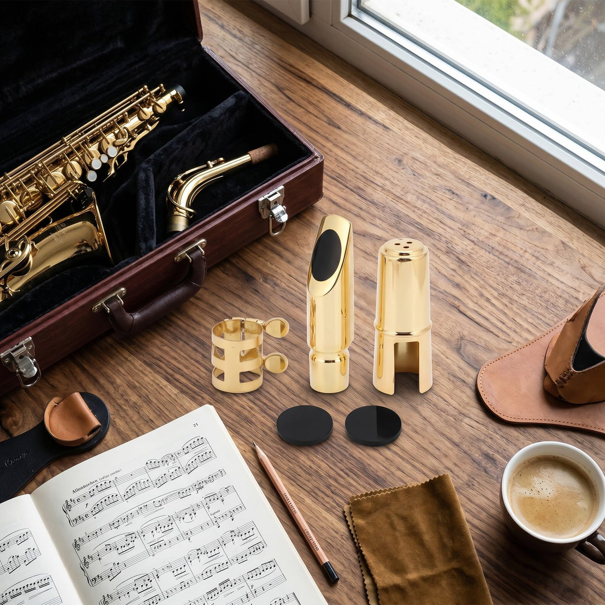 Metal Brass Saxophone Mouthpiece U663