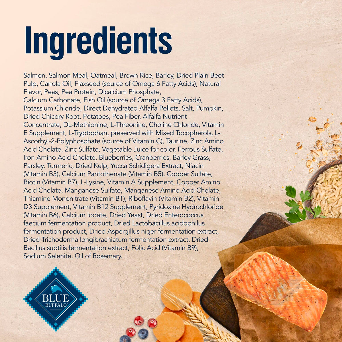 Salmon Dry Dog Food 4 lb A293