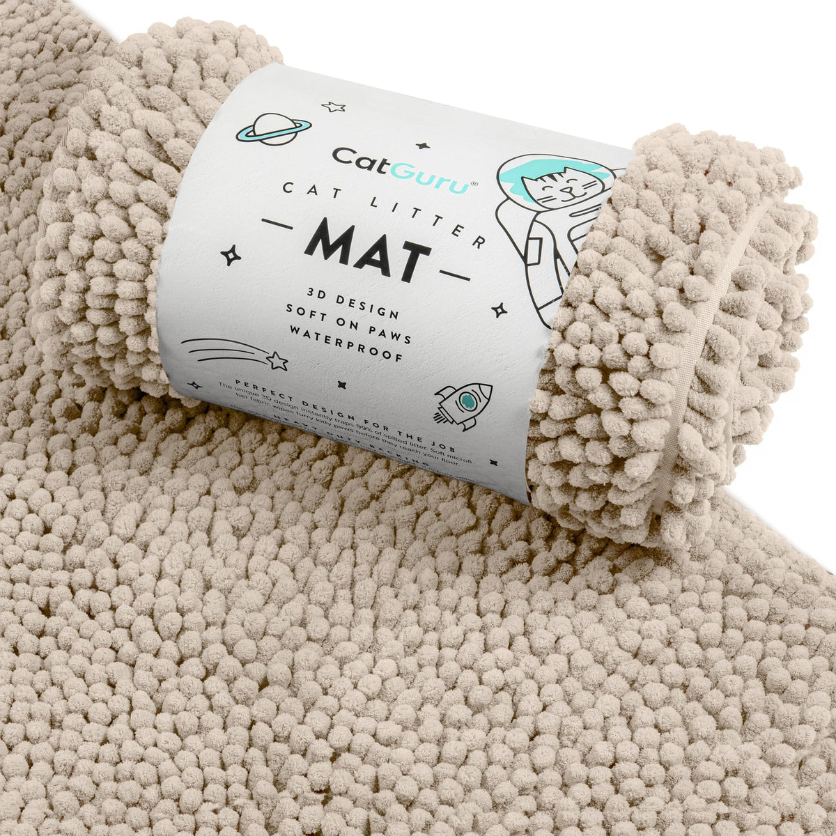 Super Absorbent Waterproof Non Slip Cat Litter Mat B55264